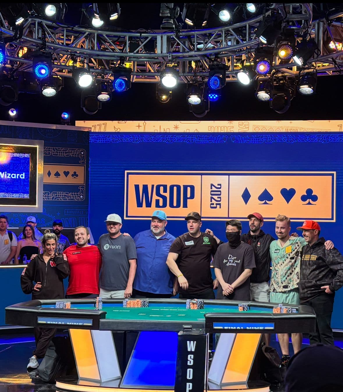 Table finale du Main Event WSOP 2026 : neuf joueurs pour 10 M$